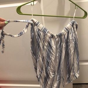 Hollister tube top with side ties